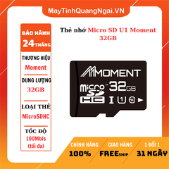 Thẻ nhớ Micro SD U1 Moment 32GB