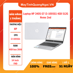 Laptop HP 340S G7 i3-1005G1 4GB 512G Nvme 2nd