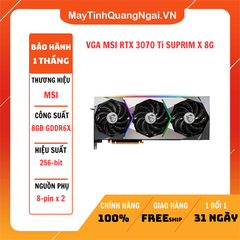 VGA MSI RTX 3070 Ti SUPRIM X 8G