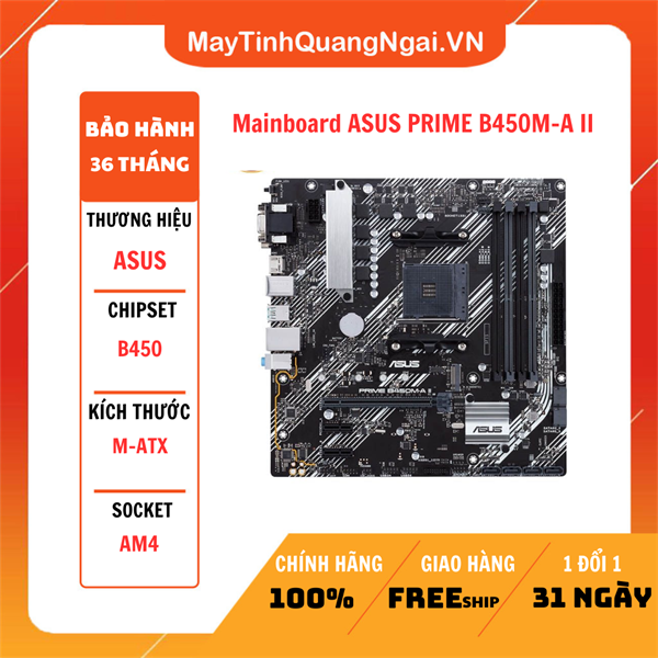 Mainboard ASUS PRIME B450M-A II