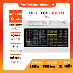 LÓT CHUỘT PHÍM TẮT 30X70