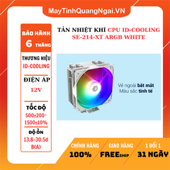 TẢN NHIỆT KHÍ CPU ID-COOLING SE-214-XT ARGB WHITE