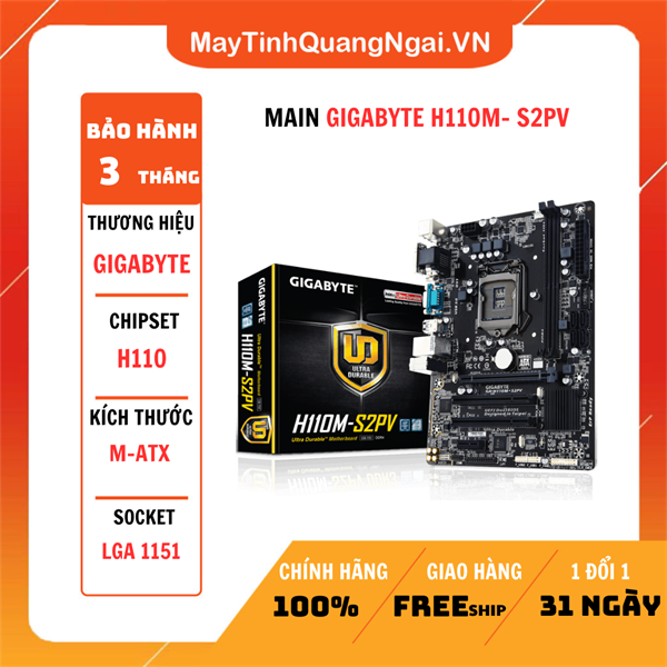 MAIN GIGABYTE H110M- S2PV