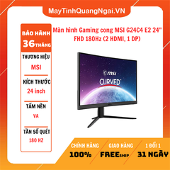 Màn hình Gaming cong MSI G24C4 E2 24