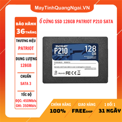 Ổ CỨNG SSD 128GB PATRIOT P210 SATA