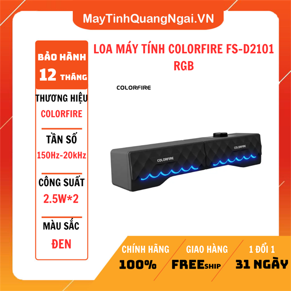 LOA MÁY TÍNH COLORFIRE FS-D2101 RGB
