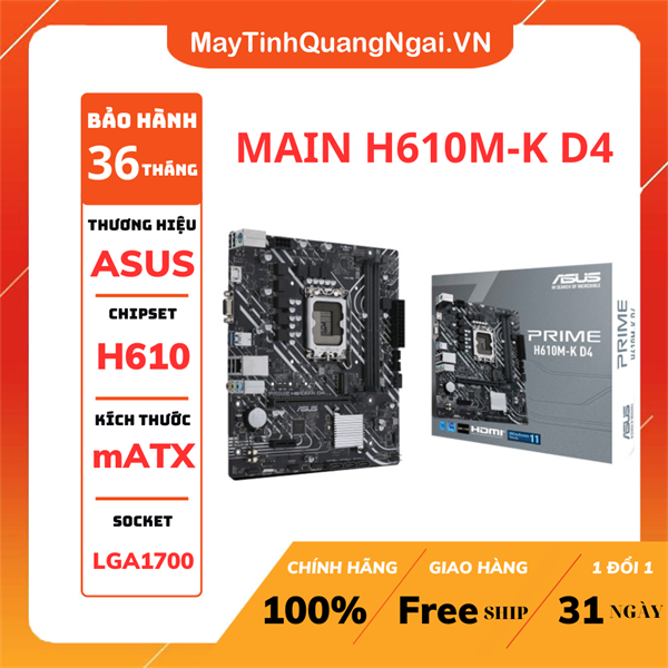 Mainboard ASUS PRIME H610M-K DDR4