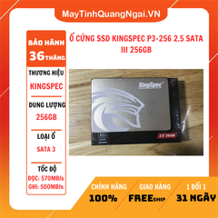 Ổ CỨNG SSD KINGSPEC P3-256 2.5 SATA III 256GB