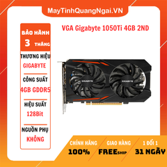 VGA GIGABYTE 1050Ti -4GB 2ND