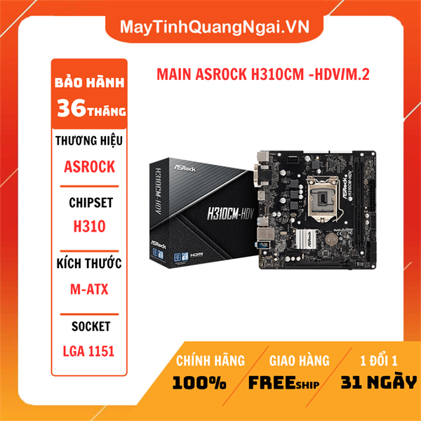 MAIN ASROCK H310CM -HDV/M.2