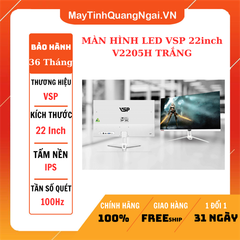 MÀN HÌNH LCD 22 inch LED VSP 22inch V2205H TRẮNG