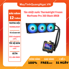 Tản nhiệt nước Thermalright Frozen Warframe Pro 360 Black ARGB