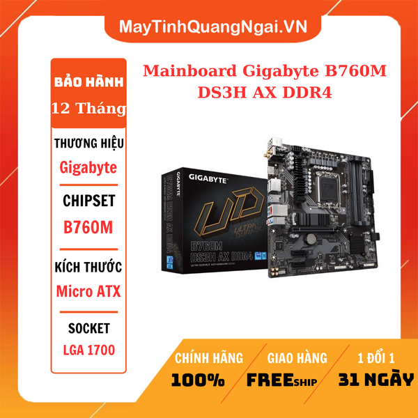 Mainboard Gigabyte B760M DS3H AX DDR4
