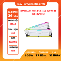 RAM LEXAR ARES RGB 16GB 4000MHz DDR4 (WHITE)