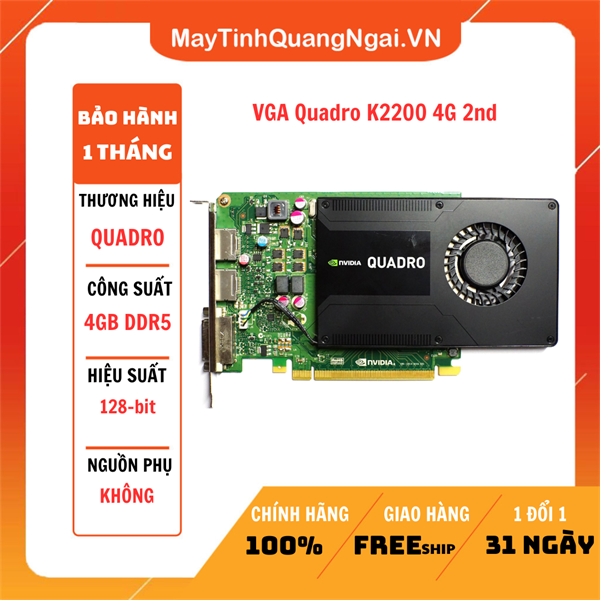 VGA Quadro K2200 4G 2nd
