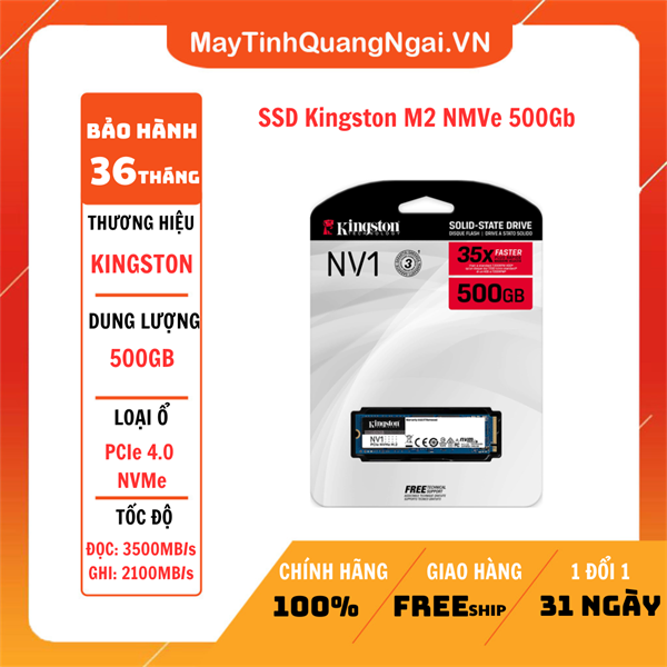 SSD Kingston M2 NMVe 500Gb