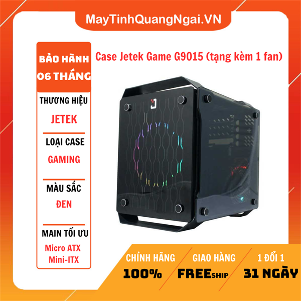 Case Jetek Game G9015 (tặng kèm 1 fan)