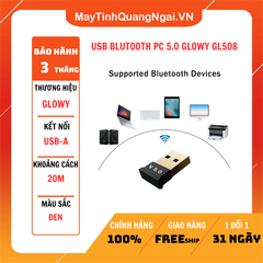 USB BLUTOOTH PC 5.0 GLOWY GL508