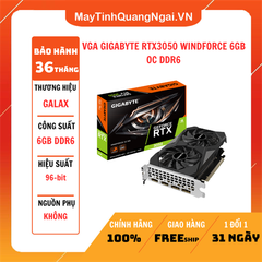 VGA GIGABYTE RTX3050 WINDFORCE 6GB OC DDR6