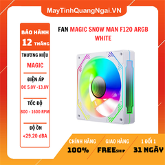 FAN MAGIC SNOW MAN F120 ARGB WHITE