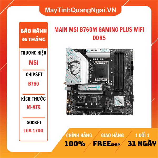 MAIN MSI B760M GAMING PLUS WIFI DDR5
