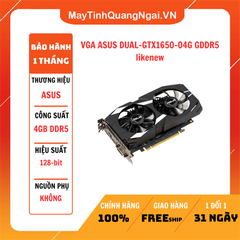 VGA ASUS DUAL-GTX1650-O4G GDDR5 likenew