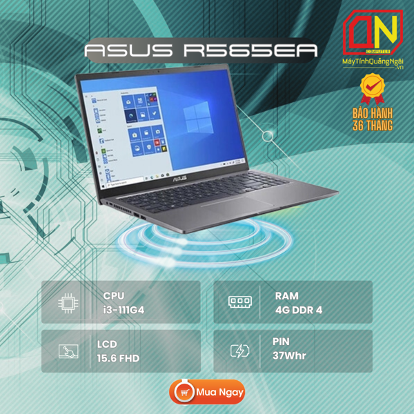 LAPTOP ASUS R565EA-UH31T i3-1115G4/4GB/128GB SSD/15.6