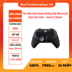 Tay Cầm Chơi Game Không Dây Microsoft Xbox One Elite - Series 2 Black