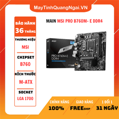 MAIN MSI PRO B760M- E DDR4
