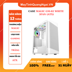 CASE MAGIC GM-02 WHITE 3FAN (ATX)