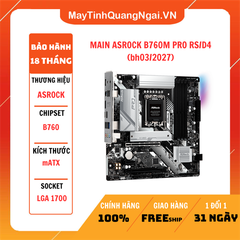 MAIN ASROCK B760M PRO RS/D4 (bh03/2027)