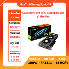 VGA Gigabyte RTX 3070 GAMING OC 8GD-V2 Like New