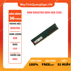 RAM KINGSTON DDR4 8GB 3200