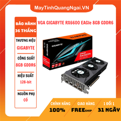 VGA GIGABYTE RX6600 EAGle 8GB GDDR6