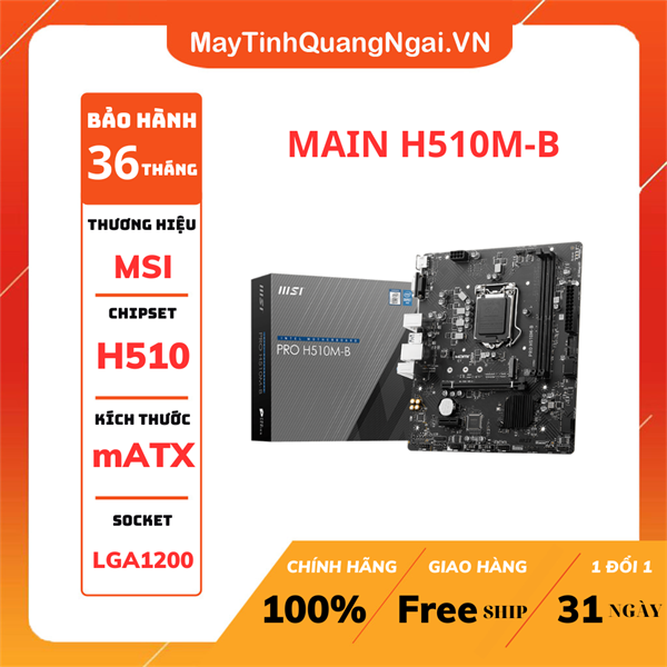 Mainboard MSI H510M-B PRO DDR4