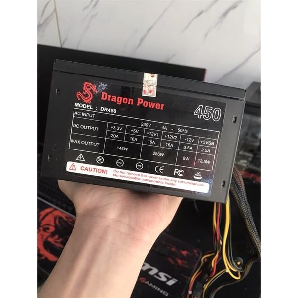 Nguồn Dragon DR450 450w 2nd