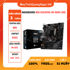 MAINBOARD MSI B365PRO-HV DDR4 2ND