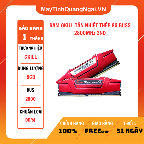 RAM TeamGroup TẢN NHIỆT THÉP 8G 2ND