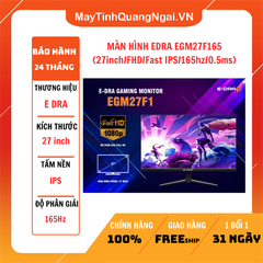 MÀN HÌNH EDRA EGM27F165 (27inch/FHD/Fast IPS/165hz/0.5ms)