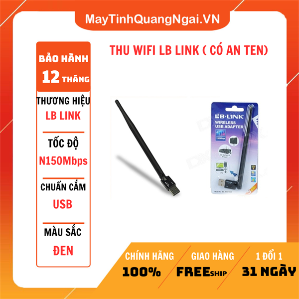 USB WIFI LB LINK ( CÓ AN TEN)