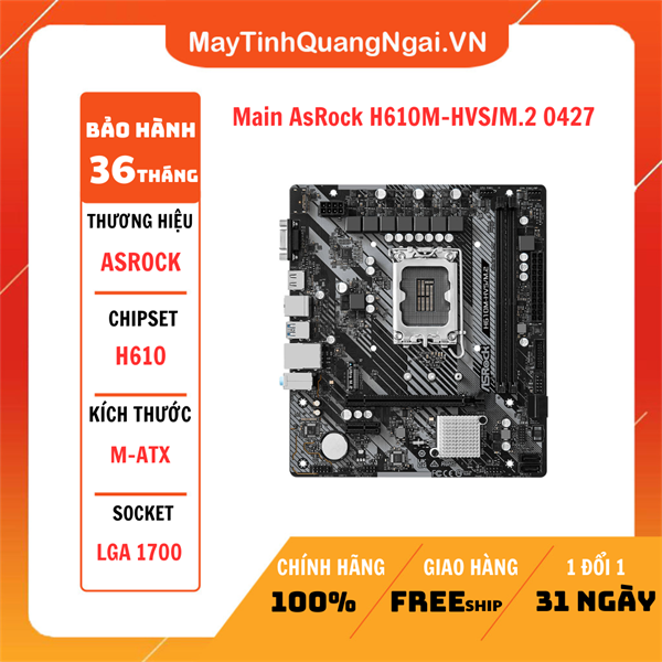 Main AsRock H610M-HVS/M.2 0427