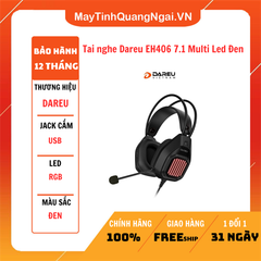 Tai nghe Dareu EH406 7.1 Multi Led Đen