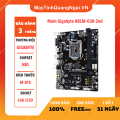 Main Gigabyte H81M-D3H 2nd
