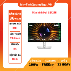 Màn Hình Dell UltraSharp U2424H (23.8 inch - FHD - IPS - 120Hz - 5ms - DRR - TMDS - USB TypeC)