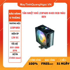 TẢN NHIỆT KHÍ LEOPARD K400 RGB MÀU ĐEN