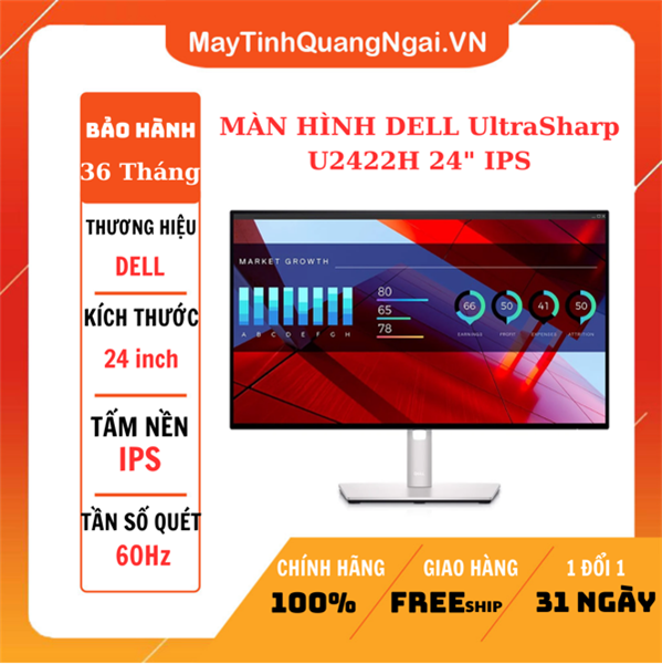 MÀN HÌNH LCD 24 inch DELL UltraSharp U2422H 24