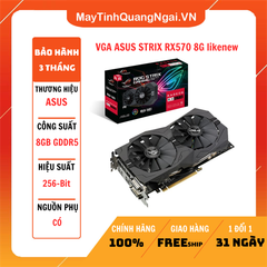 VGA ASUS STRIX RX570 8G likenew
