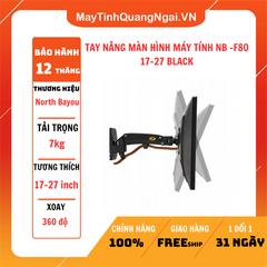 TAY NÂNG MÀN HÌNH MÁY TÍNH NB -F80 17-27 BLACK