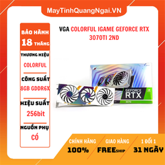 VGA COLORFUL IGAME GEFORCE RTX 3070TI ULTRA WHITE OC 8G 2ND