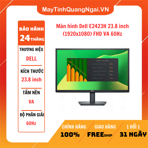 Màn hình Dell E2423H 23.8 inch (1920x1080) FHD VA 60Hz